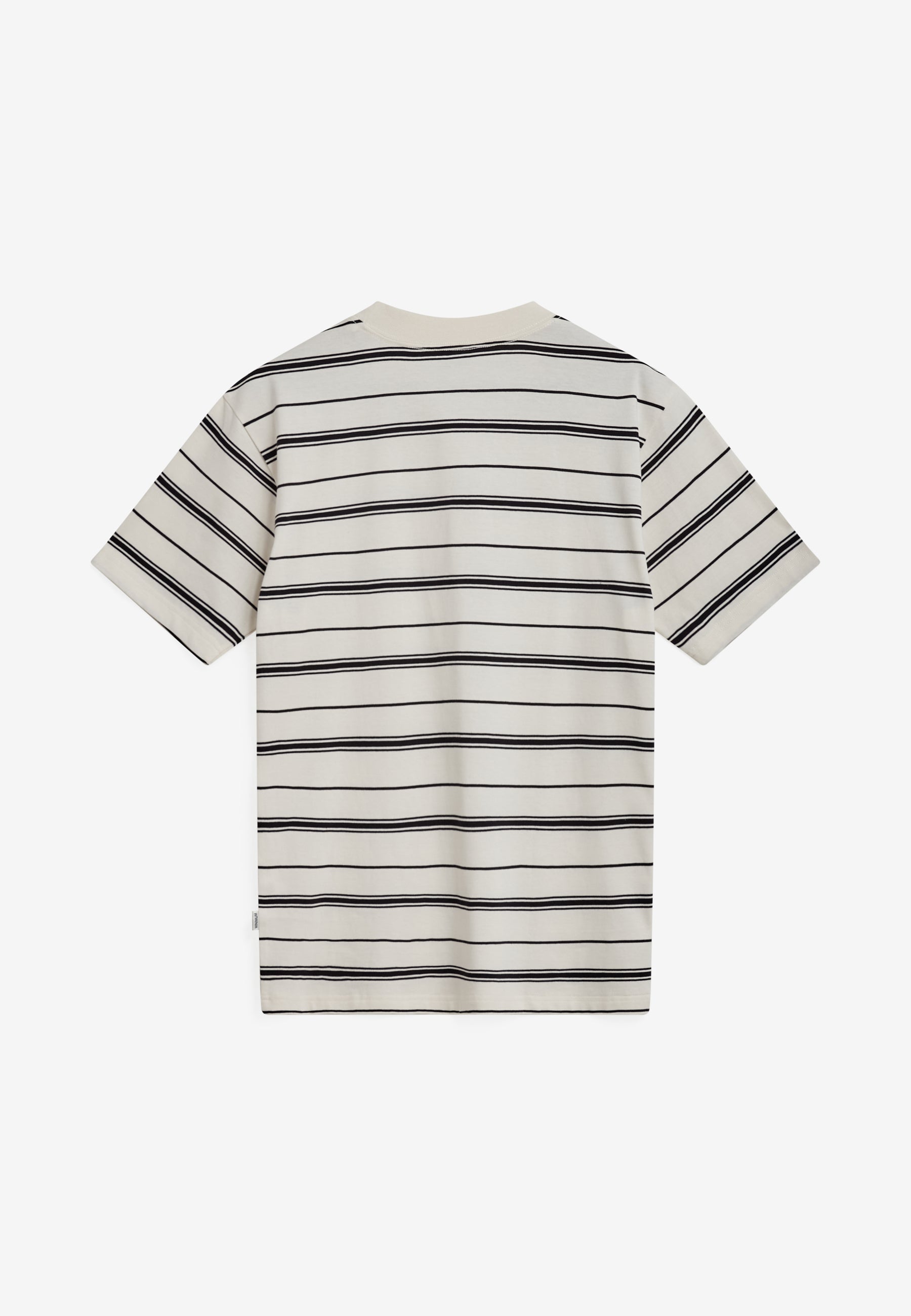 minimum male Aarhus reg ss striped tee G4710 Short Sleeved T-shirt 0608 Coco Milk