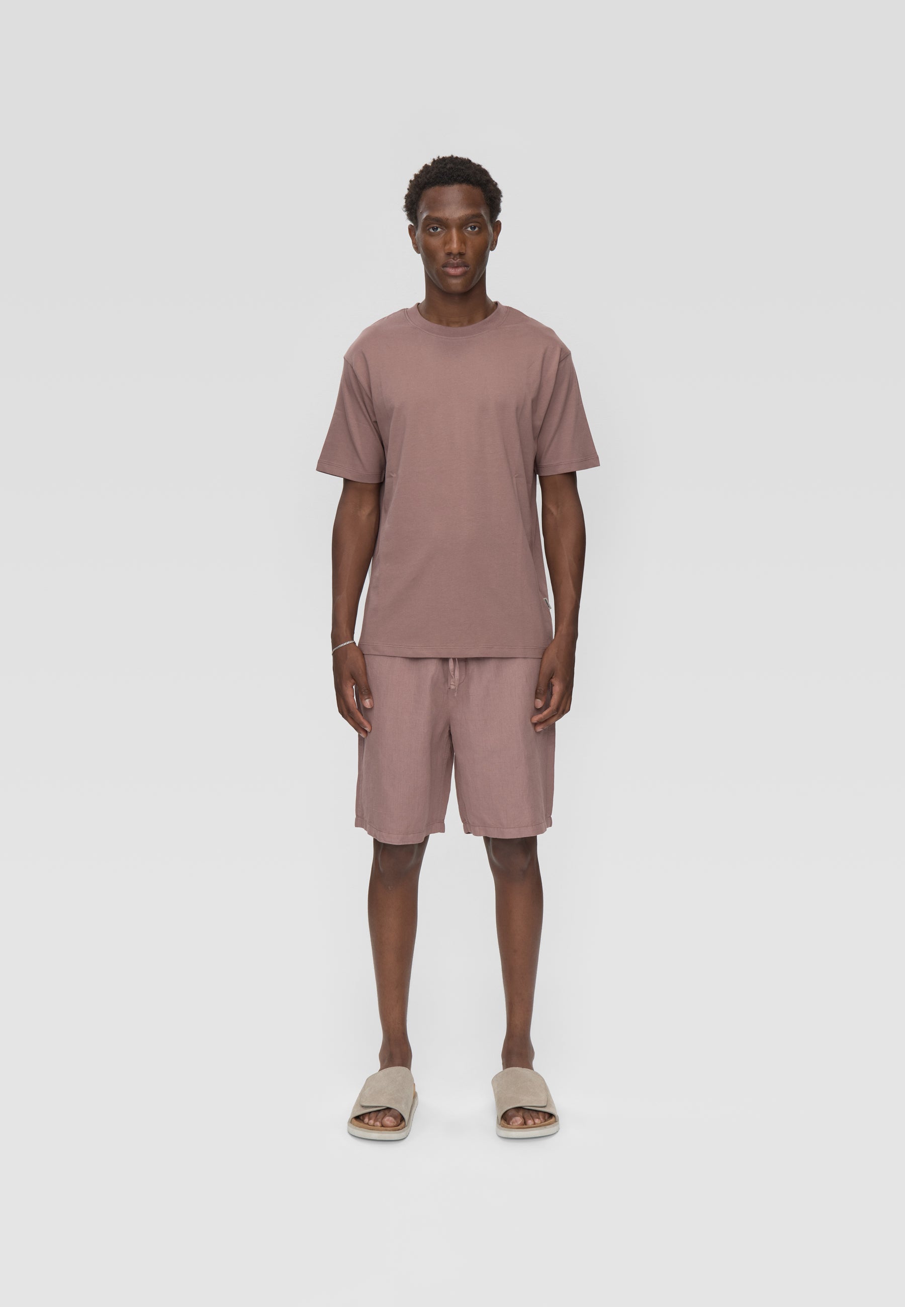 minimum male Aarhus short sleeved t-shirt G029 GOTS Short Sleeved T-shirt 1510 Antler