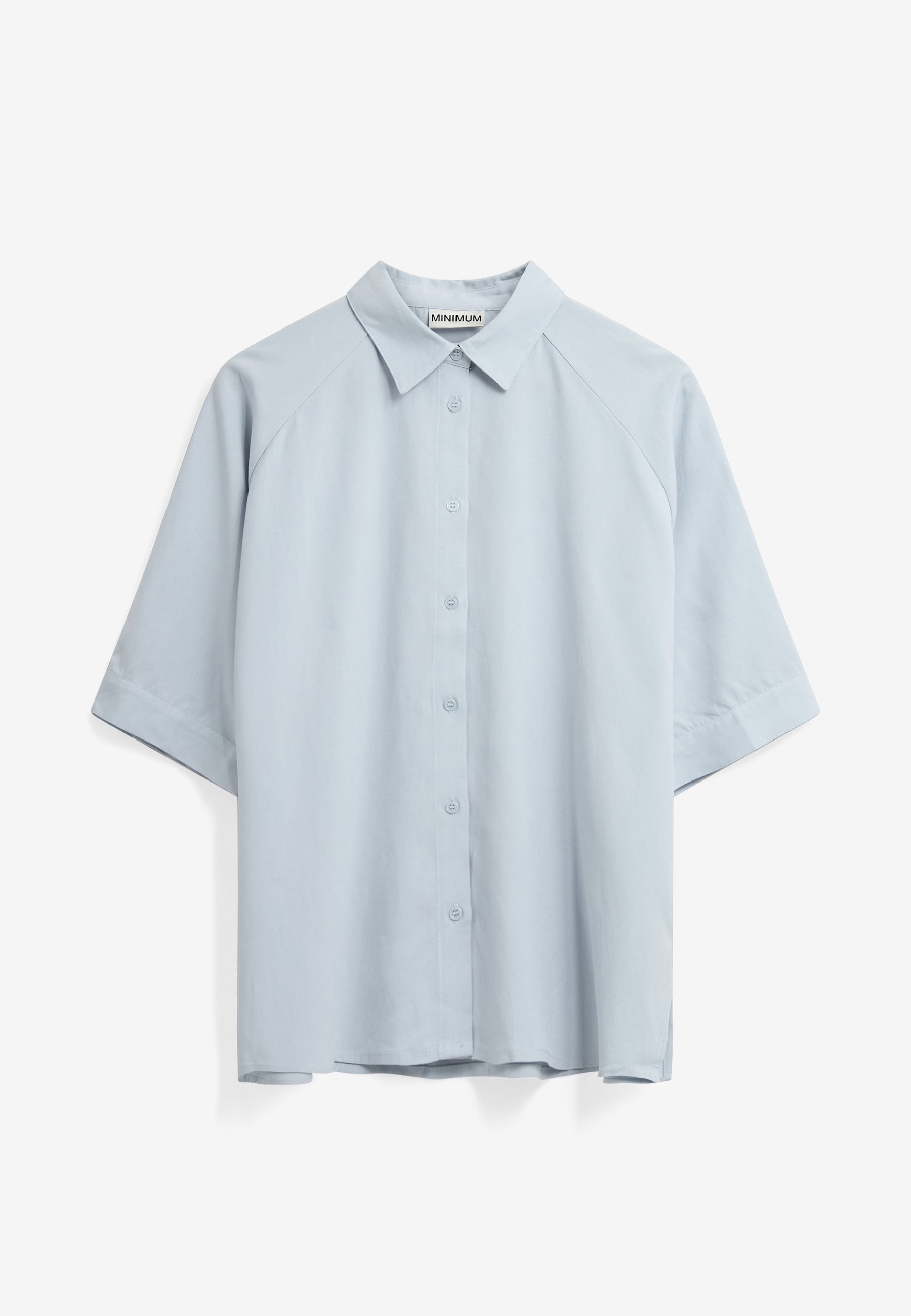 minimum female Abby wide ss shirt 3069 Short Sleeved Shirt 1449 Xenon Blue