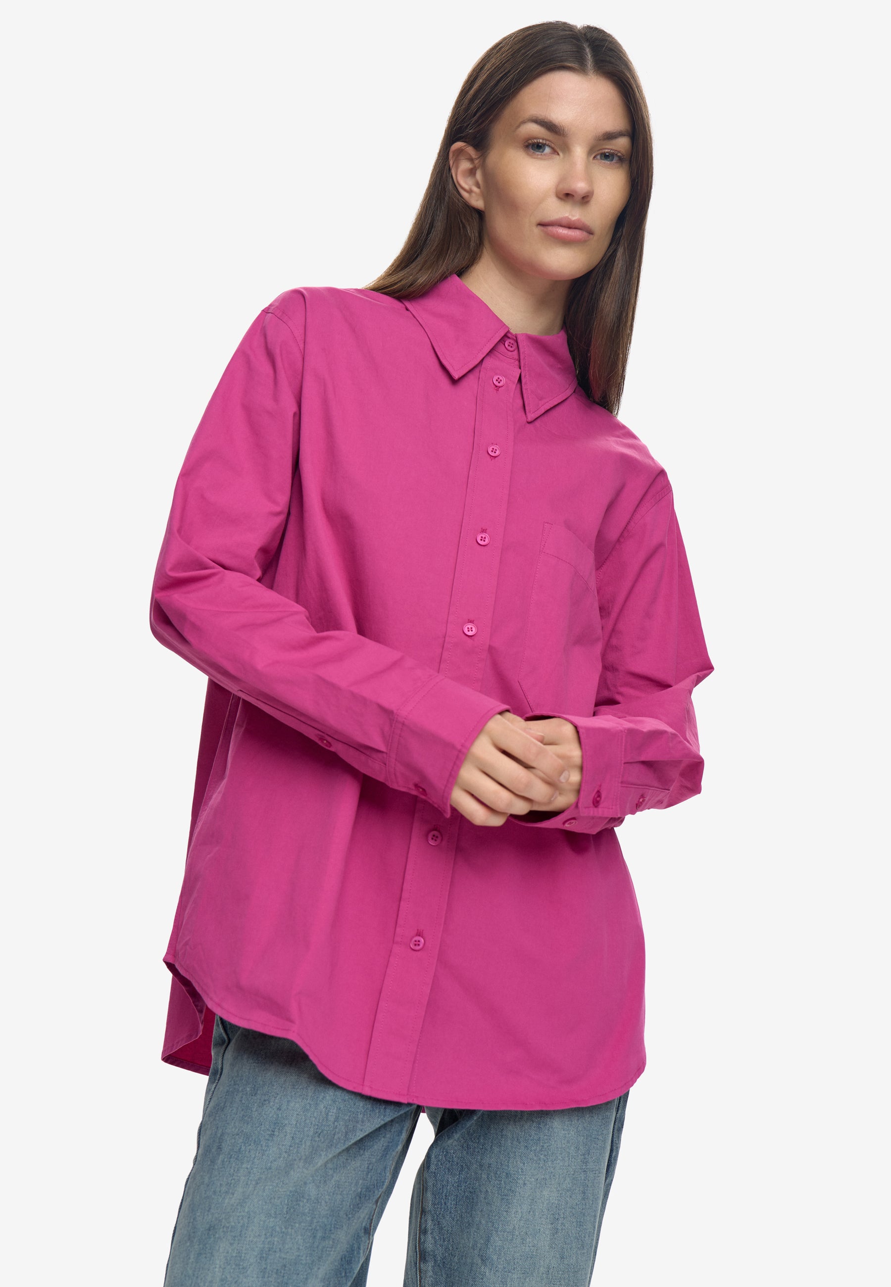 minimum female Gaia rlx ls shirt 4704 Long Sleeved Shirt 2434 Festival Fuchsia