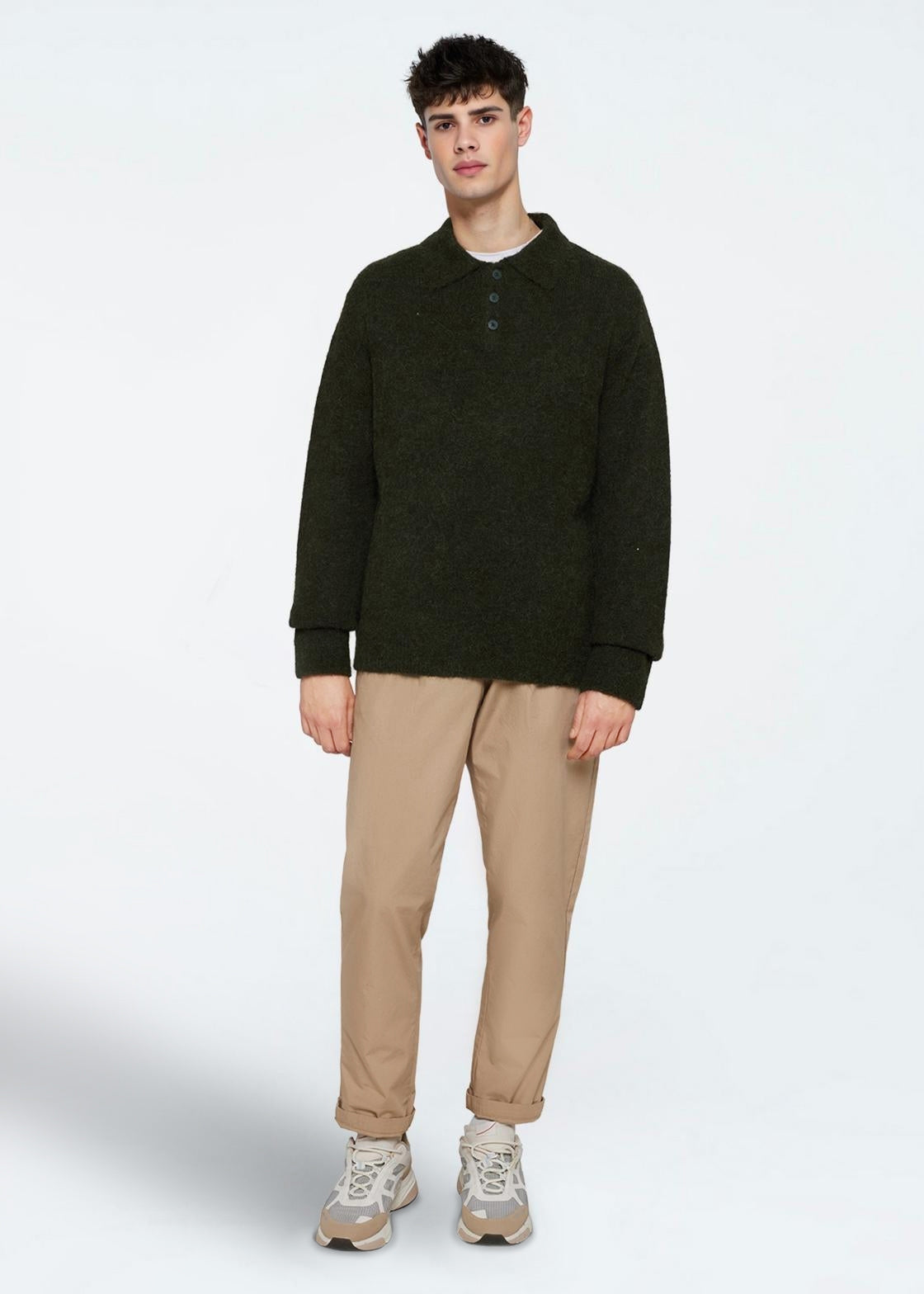 minimum male Kylo ls knit polo 3917 Polo 715 Rosin