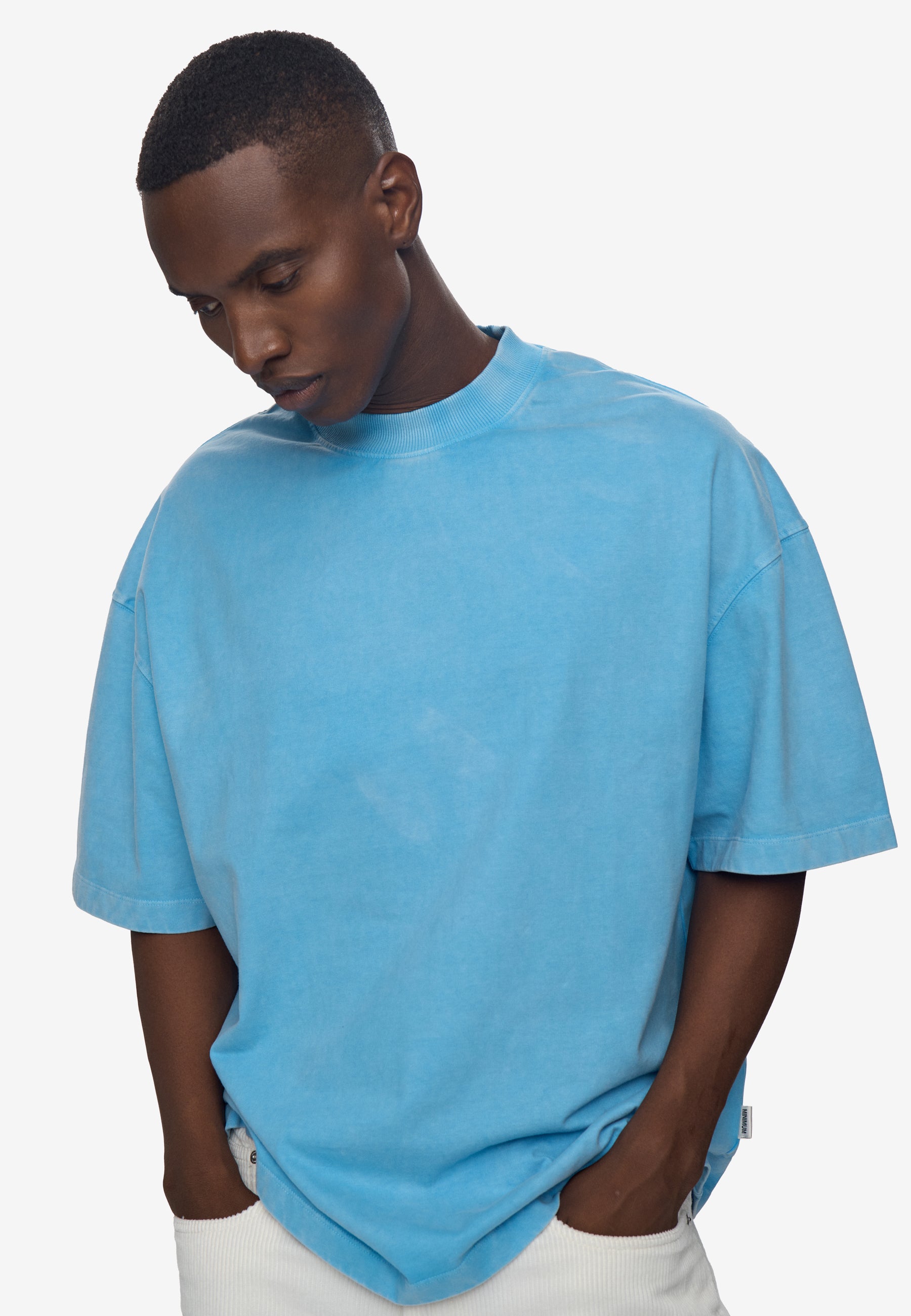 minimum male Maddox ovz ss tee G3849 Short Sleeved T-shirt 4127 Heritage blue