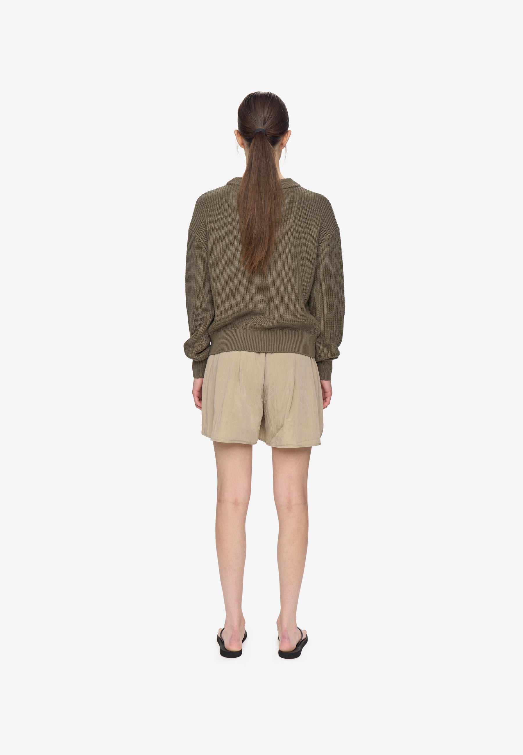 minimum female Mikala jumper G006 GOTS Jumper 0615 Stone Gray