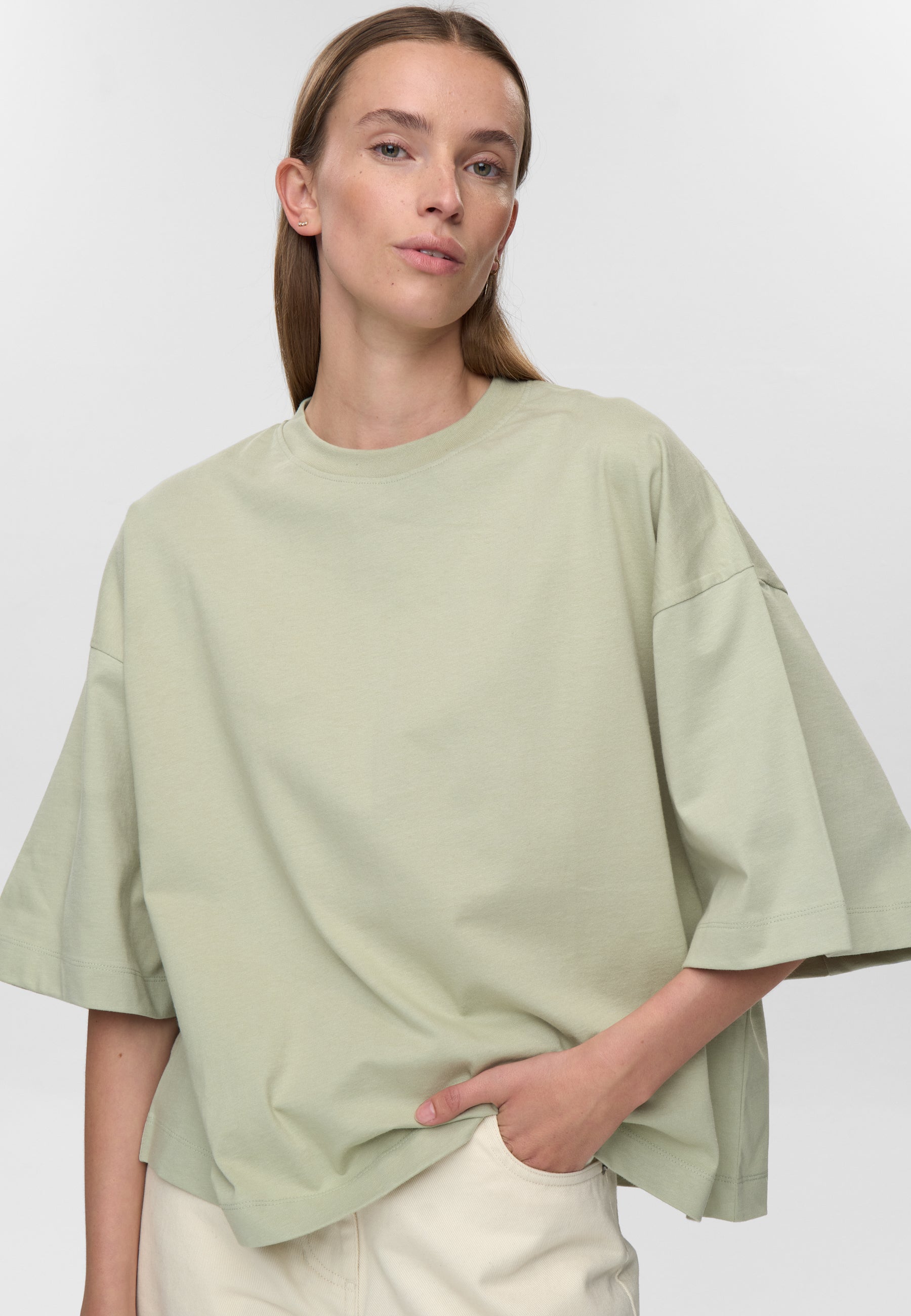 minimum female Mira t-shirt G029 Short Sleeved T-shirt 0110 Desert Sage