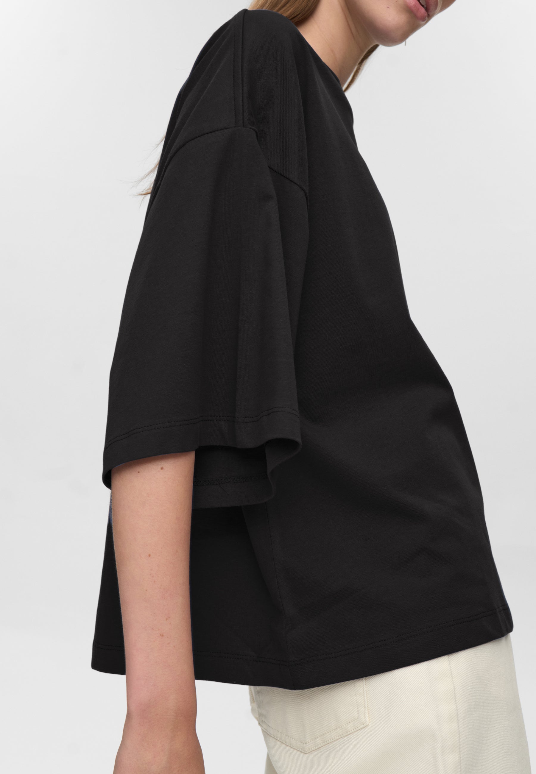 minimum female Mira t-shirt G029 Short Sleeved T-shirt 999 Black