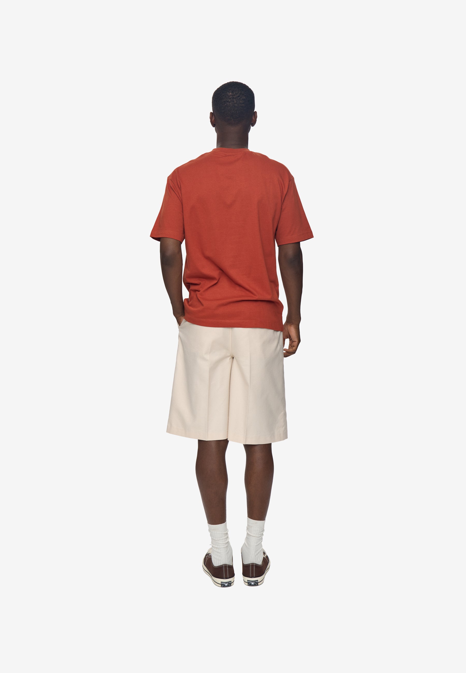 minimum male Aarhus short sleeved t-shirt G029 GOTS Short Sleeved T-shirt 1350 Burnt Brick
