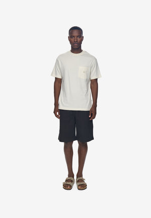 minimum male Adam reg ss pocket tee G029 Short Sleeved T-shirt 0608 Coco Milk