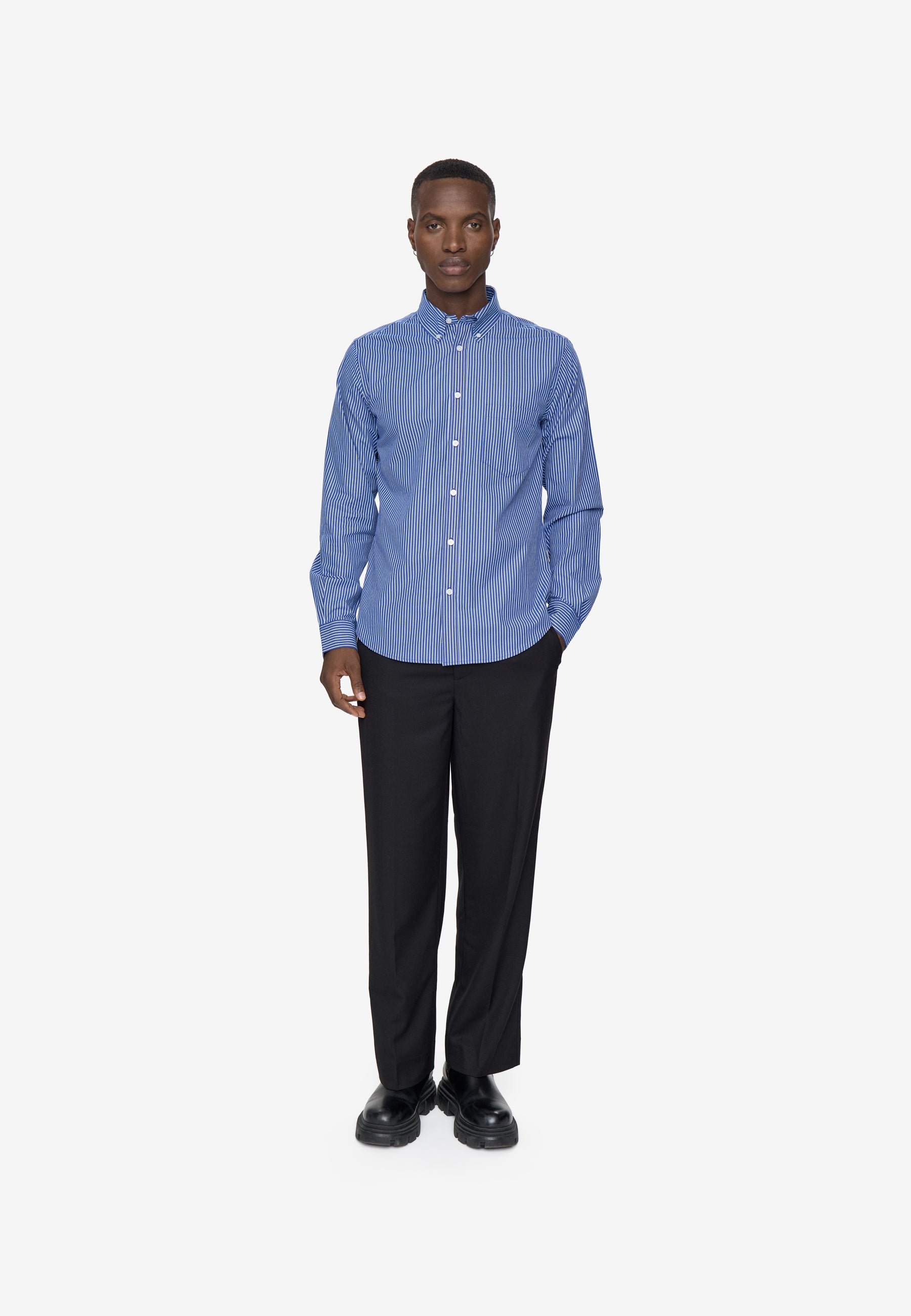 minimum male Colt Shirt 4509 Long Sleeved Shirt 4148 Victoria Blue