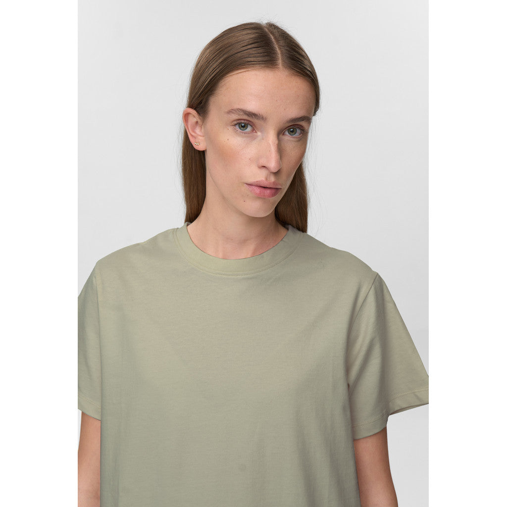 minimum female Lilou ss t-shirt G029 GOTS Short Sleeved T-shirt 0110 Desert Sage