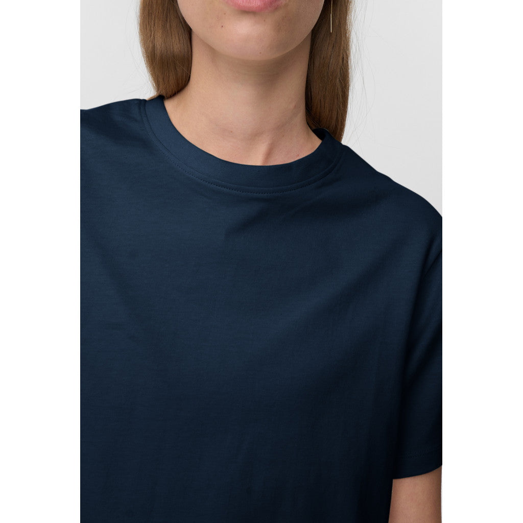 minimum female Lilou ss t-shirt G029 GOTS Short Sleeved T-shirt 4027 Insignia blue