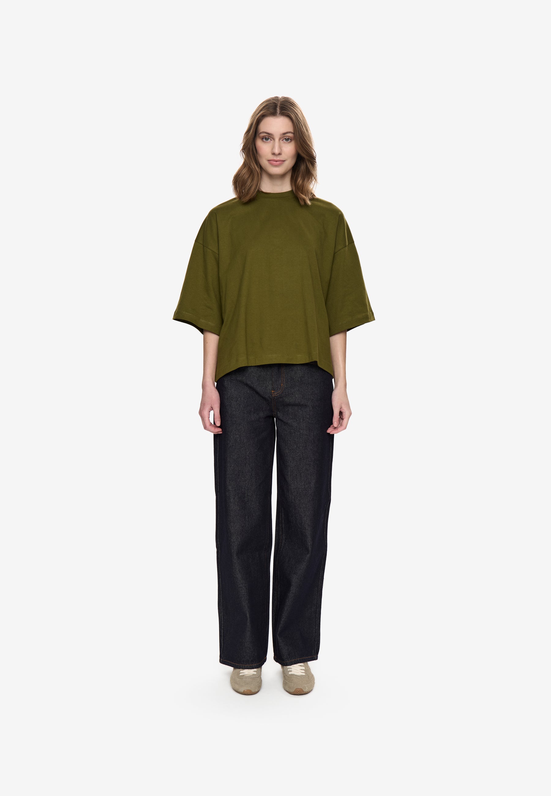 minimum female Mira t-shirt G029 Short Sleeved T-shirt 0529 Sphagnum