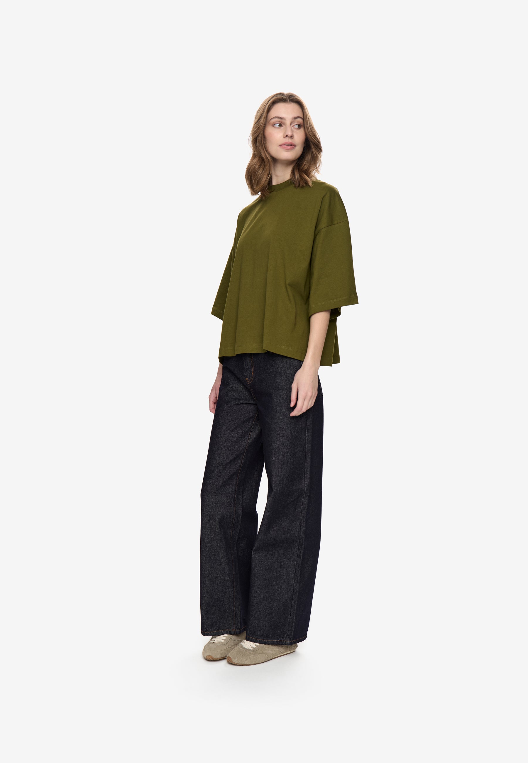 minimum female Mira t-shirt G029 Short Sleeved T-shirt 0529 Sphagnum