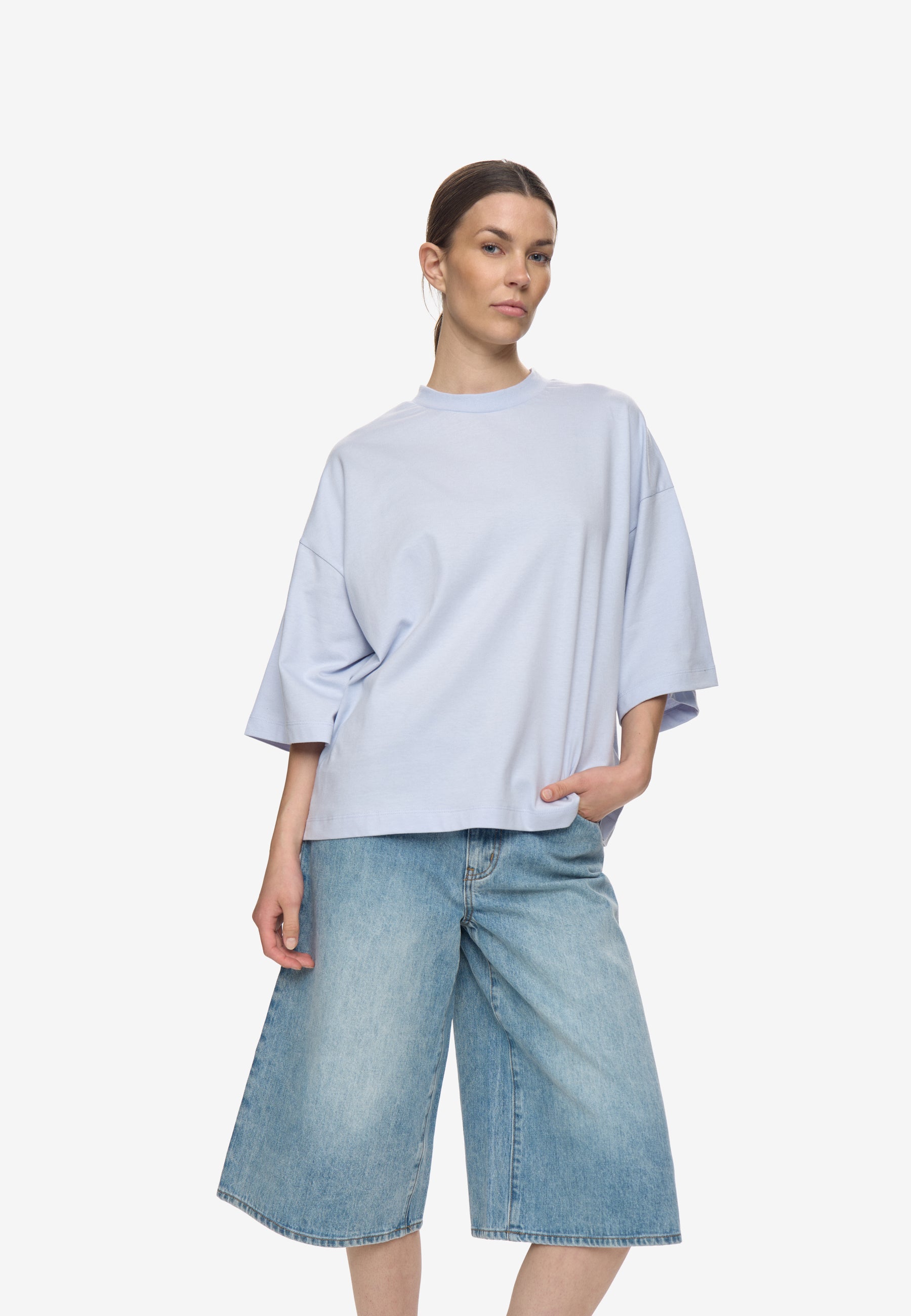 minimum female Mira t-shirt G029 Short Sleeved T-shirt 1449 Xenon Blue