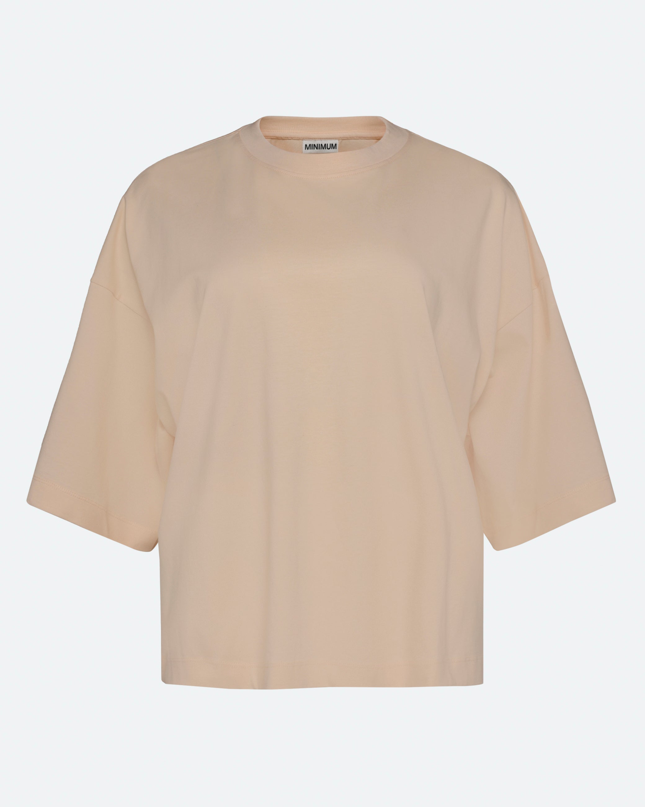 minimum female Mira t-shirt G029 Short Sleeved T-shirt 1110 Creme De Peche