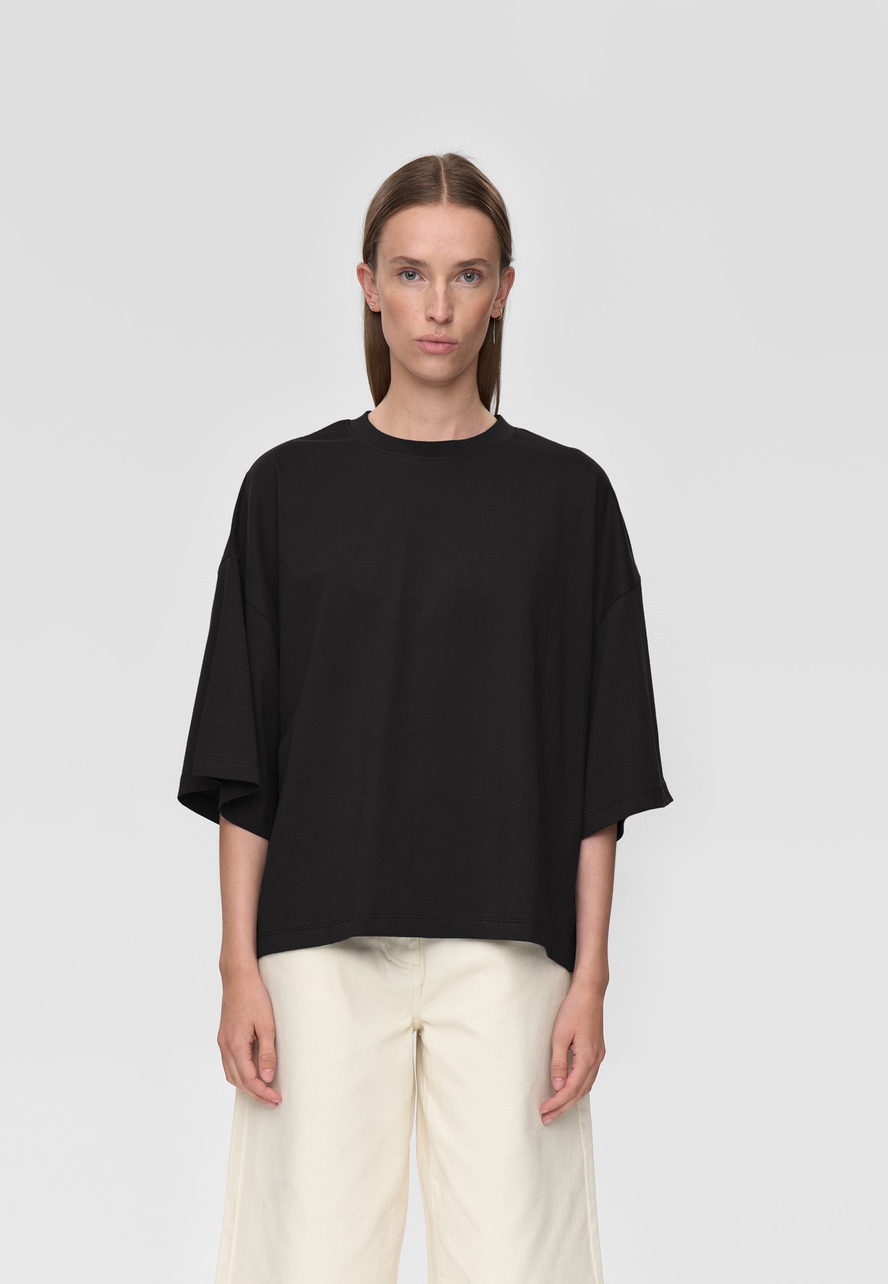 minimum female Mira t-shirt G029 Short Sleeved T-shirt 999 Black