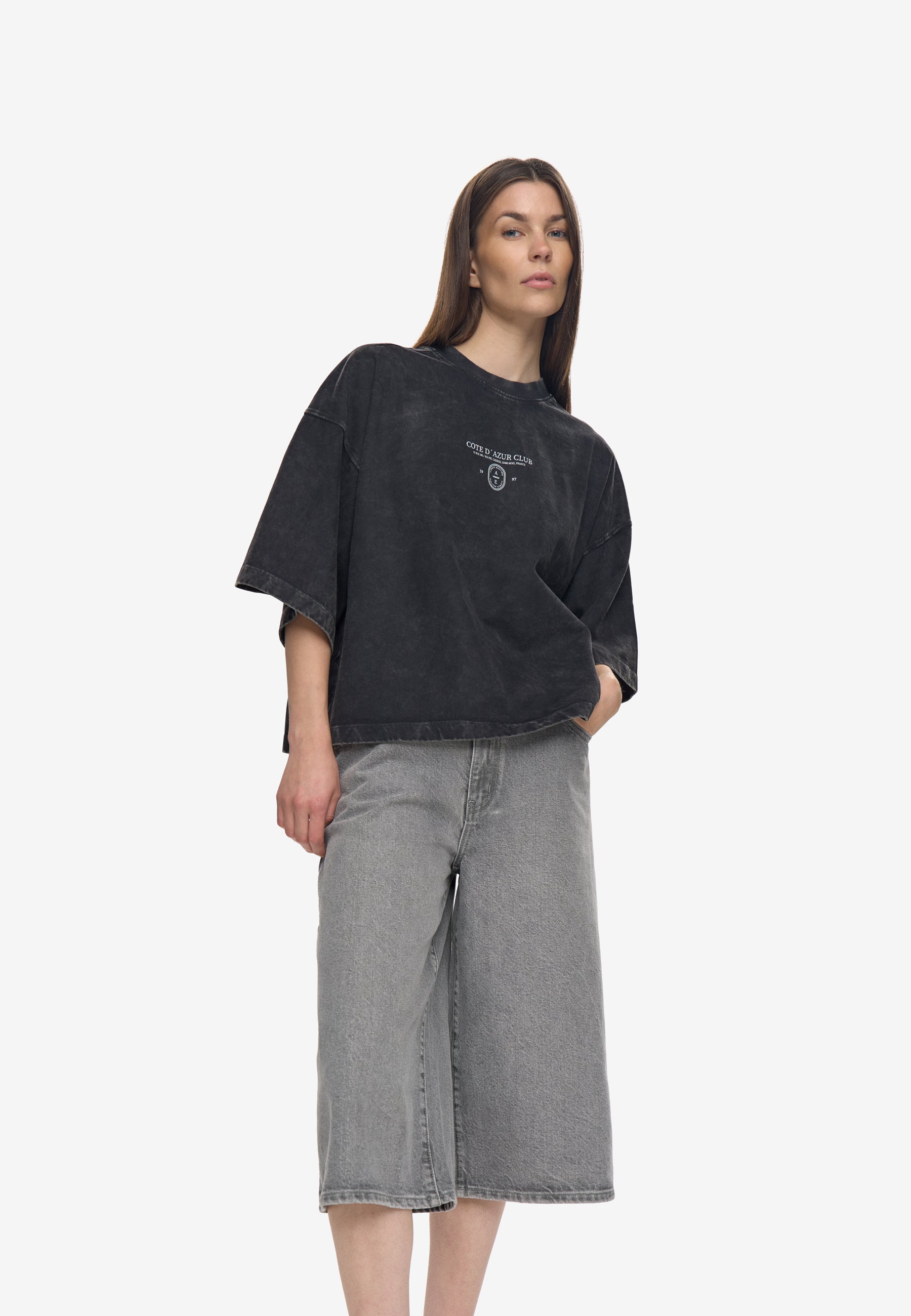 minimum female Mira t-shirt G4707 Short Sleeved T-shirt 999 Black