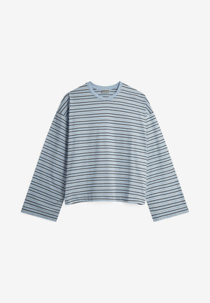 minimum female Mirabelle ls t-shirt G034 GOTS Short Sleeved T-shirt 4115 Cashmere Blue