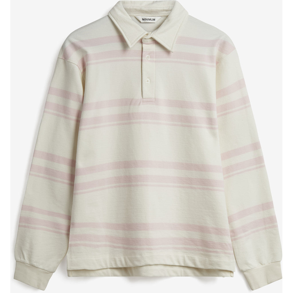 minimum male Tate rlx ls strp polo G4605 Polo 2904 Primrose pink