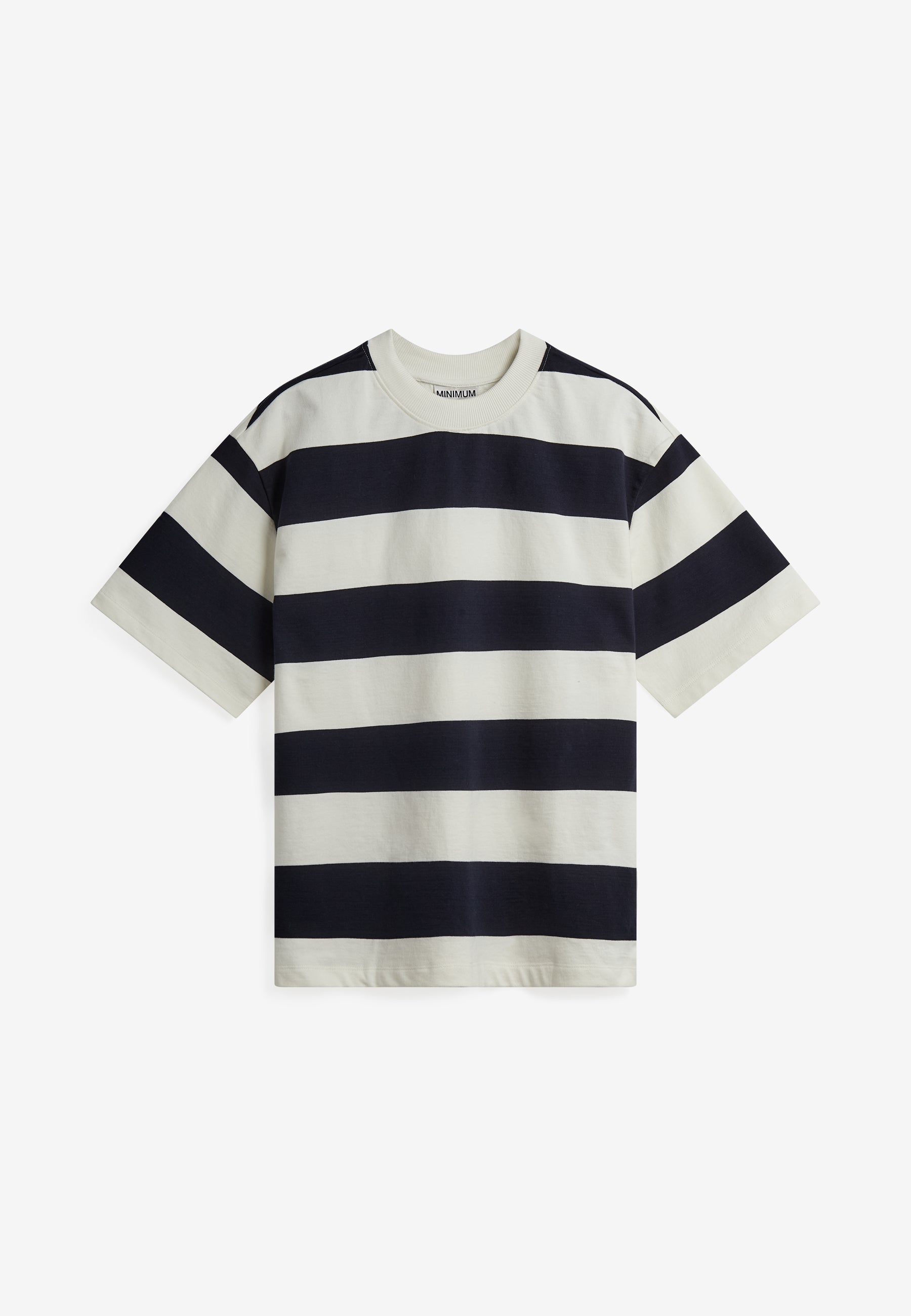 minimum male Terry rls YD strp ss tee G4607 Long Sleeved T-shirt 3922 Sky Captain