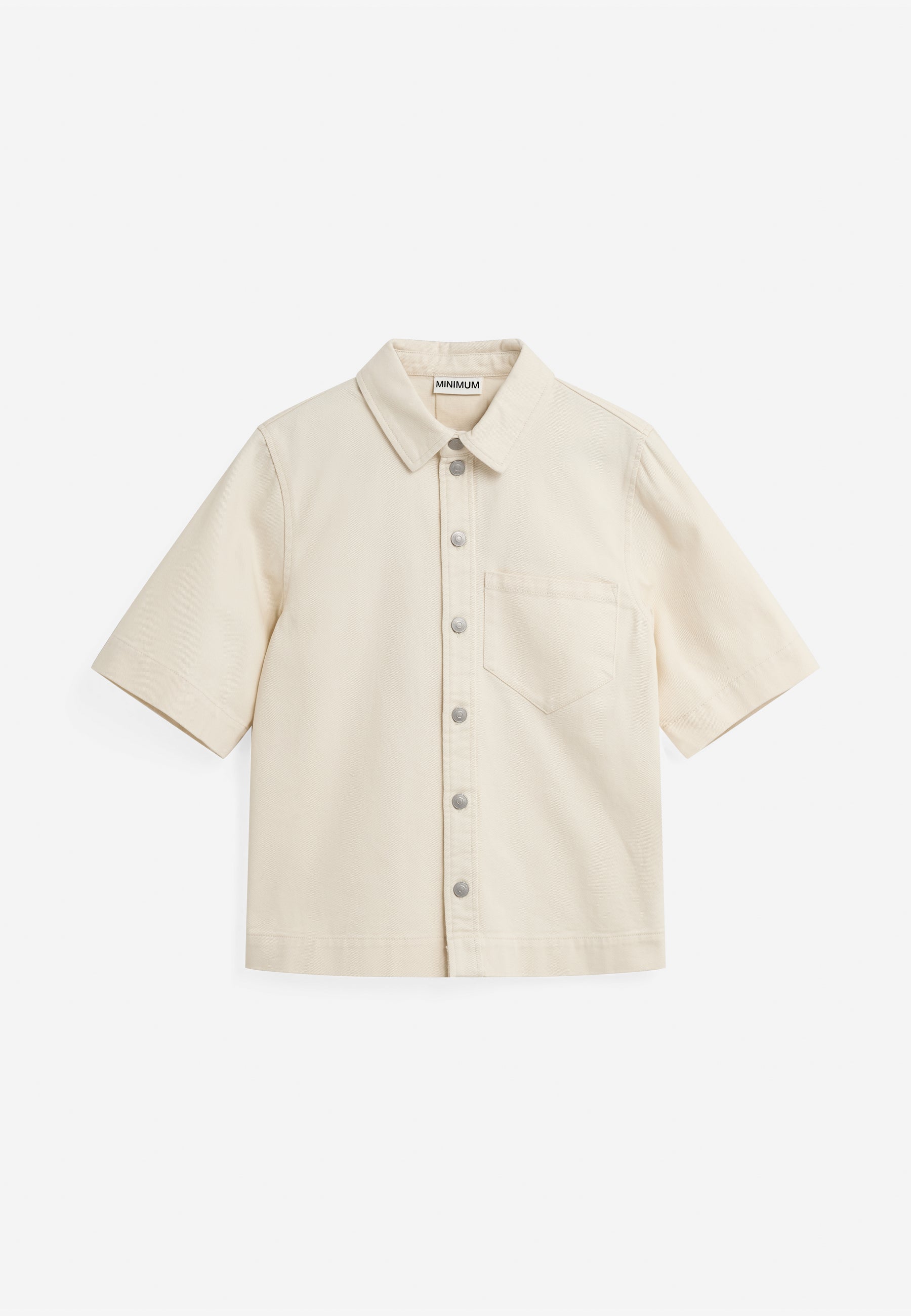 minimum female Vida ss shirt 4579 Short Sleeved Shirt 0701 Whisper white